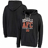 Cincinnati Bengals Majestic Threads 2021 AFC Champions Get Big Pullover Hoodie,baseball caps,new era cap wholesale,wholesale hats